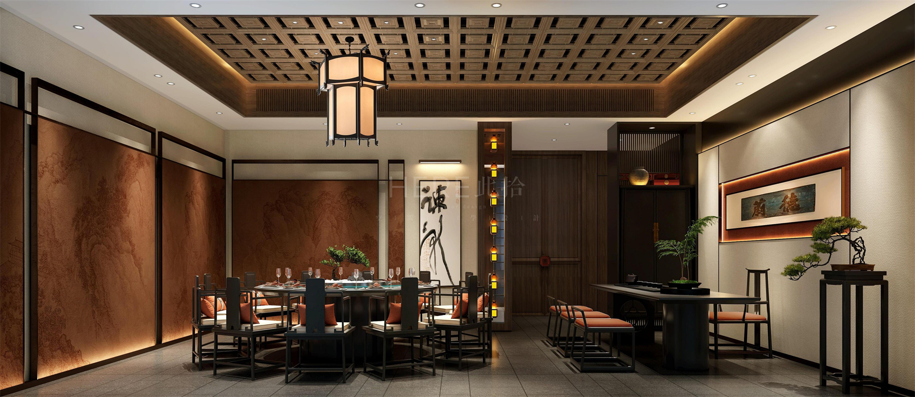 山东·青岛粤仙画宴餐饮会所设计